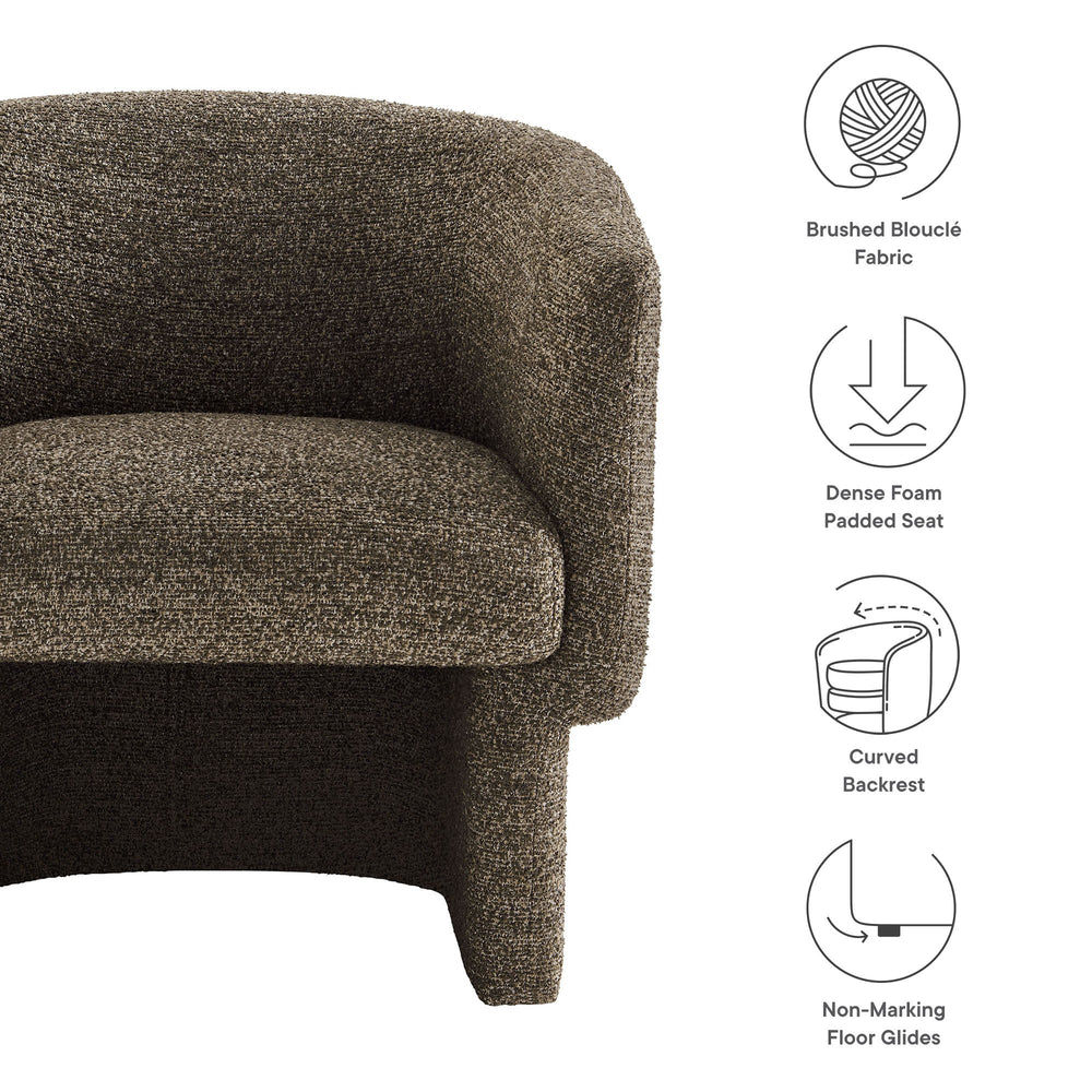 Muse Boucle Chair in Antique