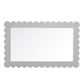 Emmeline Scalloped Rectangle Wall Mirror