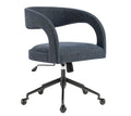 Pinnacle Upholstered Office Chair in Slate Blue