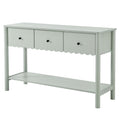 Emmeline 3-Drawer Scalloped Console Table