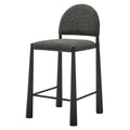 Hayley Upholstered Fabric Counter Stool
