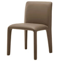 Rhodes Vegan Leather Upholstered Dining Chair in Mushroom