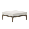 Northlake Outdoor Patio Teak Ottoman