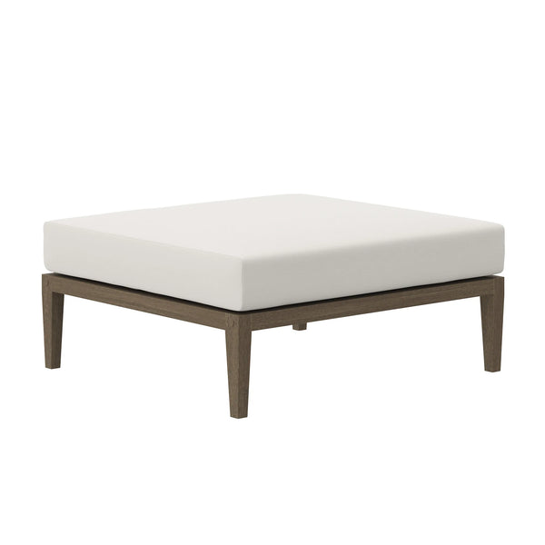 Northlake Outdoor Patio Teak Ottoman