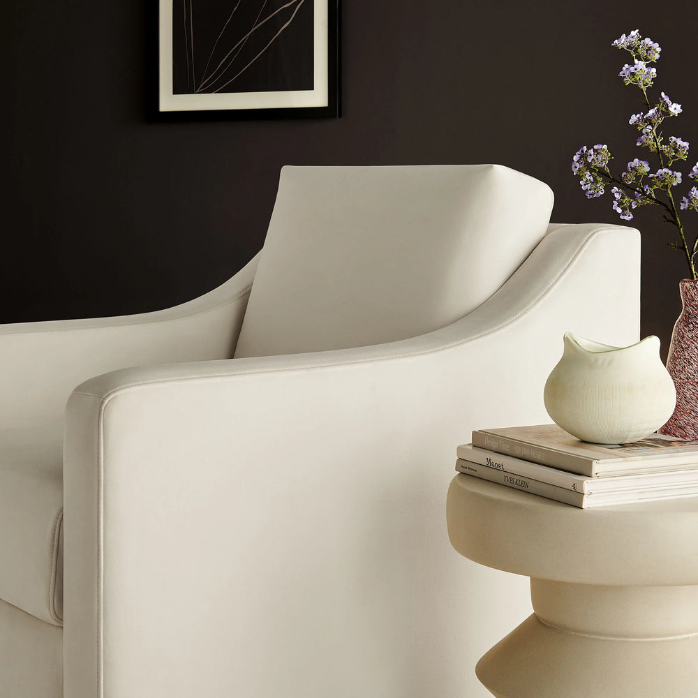 Liora Performance Velvet Armchair