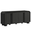 Bellamy Curved 4-Door Sideboard Cabinet