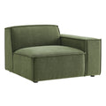 Restore Performance Fabric Upholstered Right-Facing Modular Lounge Chair