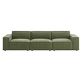 Restore 3-Piece Performance Fabric Upholstered Modular Sofa Set