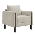 Hawken Armchair in Parchment Espresso