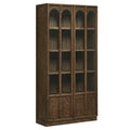 Anwen Solid Wood and Glass Display Cabinet