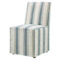 Tessera Striped Slipcovered Dining Chair