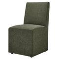 Tessera Upholstered Linen-Blend Slipcovered Dining Chair