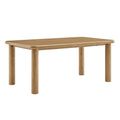 Alvia 72" Rectangular Oak Wood Dining Table