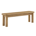 Alvia 58" Oak Wood Bench