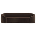 Contessa Curved Performance Velvet Sofa