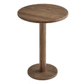 Neo 31 Inch Round Indoor - Outdoor Patio Patio Wood Bar Table