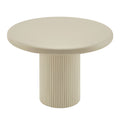 Belmonte 45 Inch Painted Wood Round Pedestal Dining Table