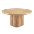 Tori 31 Inch Round Indoor and Outdoor Patio Coffee Table