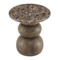 Pietra Indoor Outdoor Patio Round Side Table