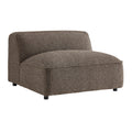 Auren Lattice Bouclé Upholstered Modular Armless Chair