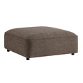 Auren Lattice Bouclé Upholstered Ottoman