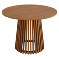 Lane 39 Inch Round Outdoor Patio Teak Wood Dining Table