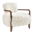 Zinnia Faux Fur Accent Chair
