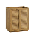 Tavira 30 Inch Shutter-Style Bathroom Vanity Cabinet