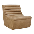 Corbin Vegan Leather Armless Accent Chair