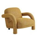 Ferris Textured Woven Fabric Lounge Chair