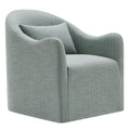 Bardot Slipcovered Striped Accent Chair