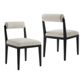 Kai Fabric Dining Chair Set of 2