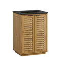 Tavira 24 Inch Shutter-Style Bathroom Vanity