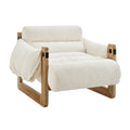 Sorelle Upholstered Fabric Sling Lounge Chair