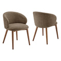 Anelle Upholstered Fabric Dining Chairs Set of 2