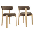 Marsha Upholstered Fabric Dining Chairs Set of 2