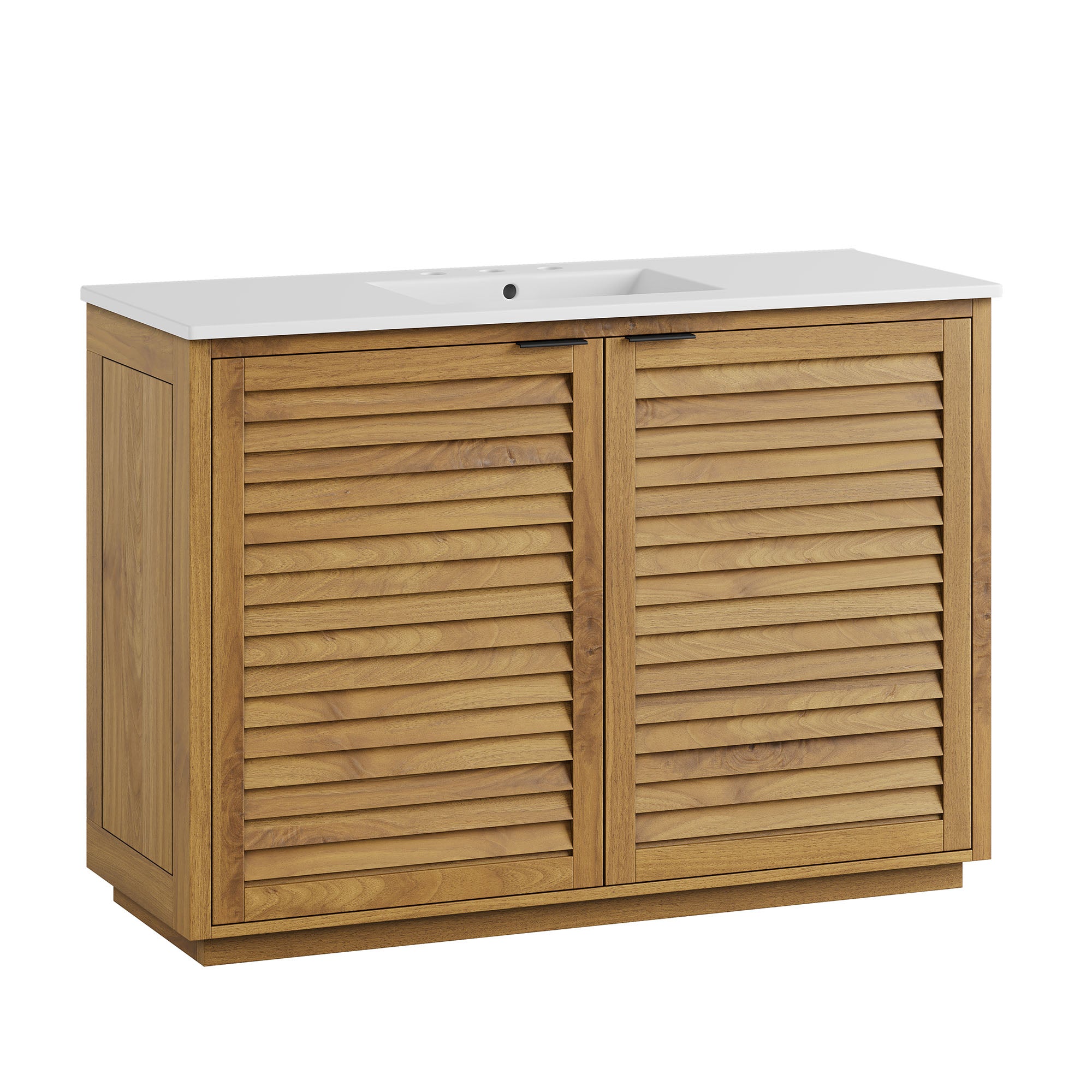 Tavira 48 Inch Shutter-Style Bathroom Vanity