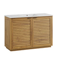 Tavira 48 Inch Shutter-Style Bathroom Vanity