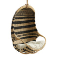 Carlo Two-Tone Woven Natural Rattan Hanging Chair