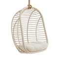 Neve Open Rib Weave Natural Rattan Hanging Chair