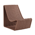 Eira Continuous Curved Natural Rattan Lounge Chair