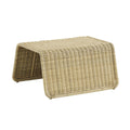 Eira Waterfall Natural Rattan Ottoman