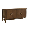 Rothwell 64 Inch 4-Door Acacia Veneer Sideboard Buffet Cabinet