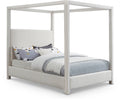 Estoril Linen Textured Fabric Upholstered King Bed (3 Boxes)