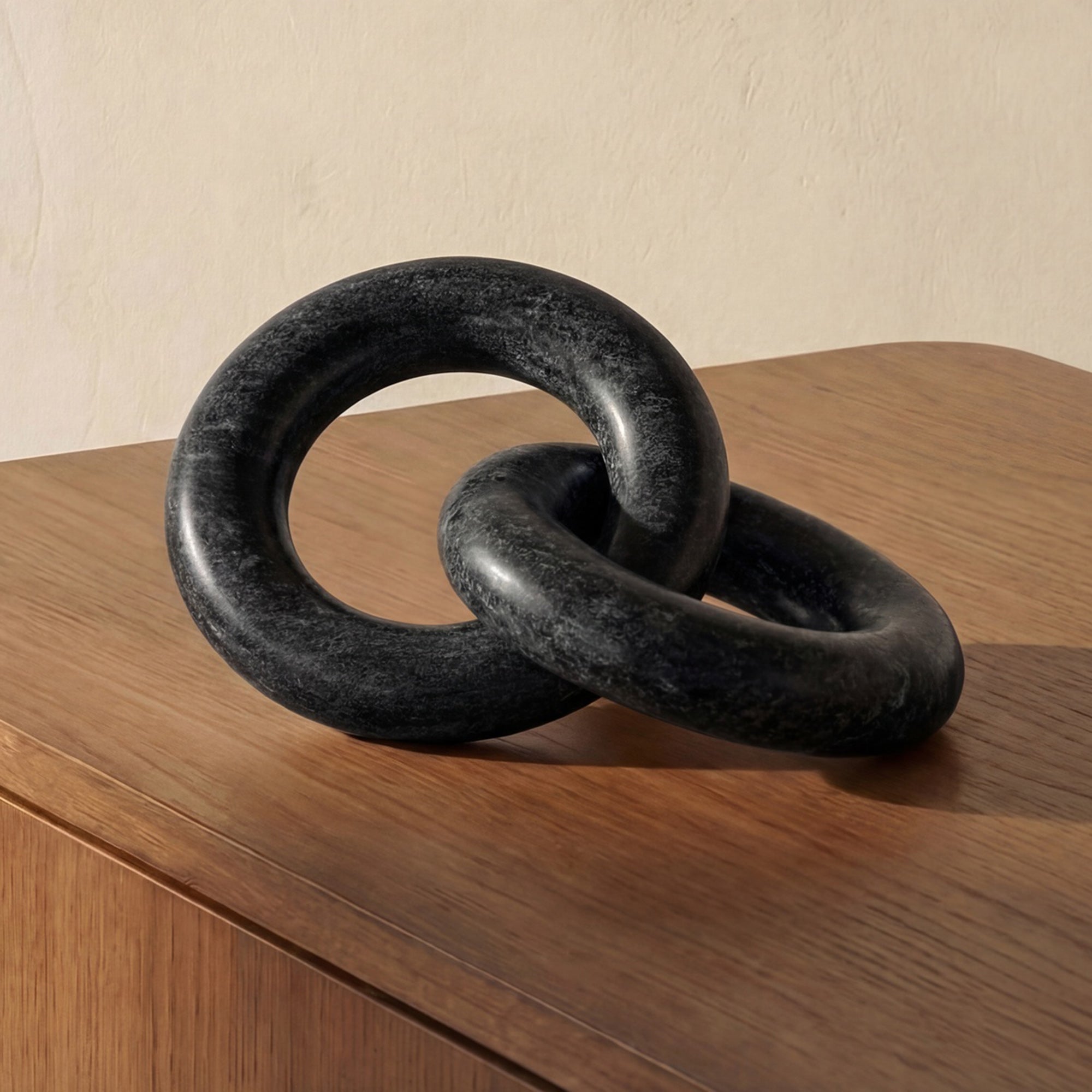 Hera Tabletop Decor - Black Marble