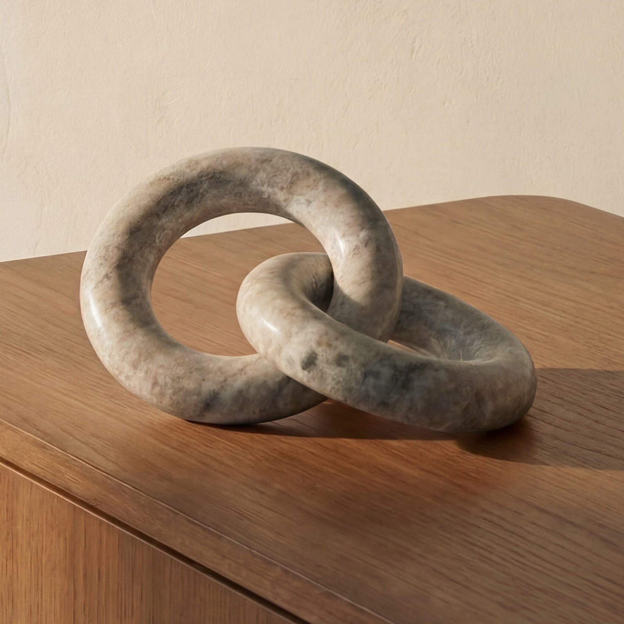 Hera Tabletop Decor - Beige Marble