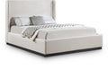 Firenze Linen Textured Fabric Upholstered Full Bed
