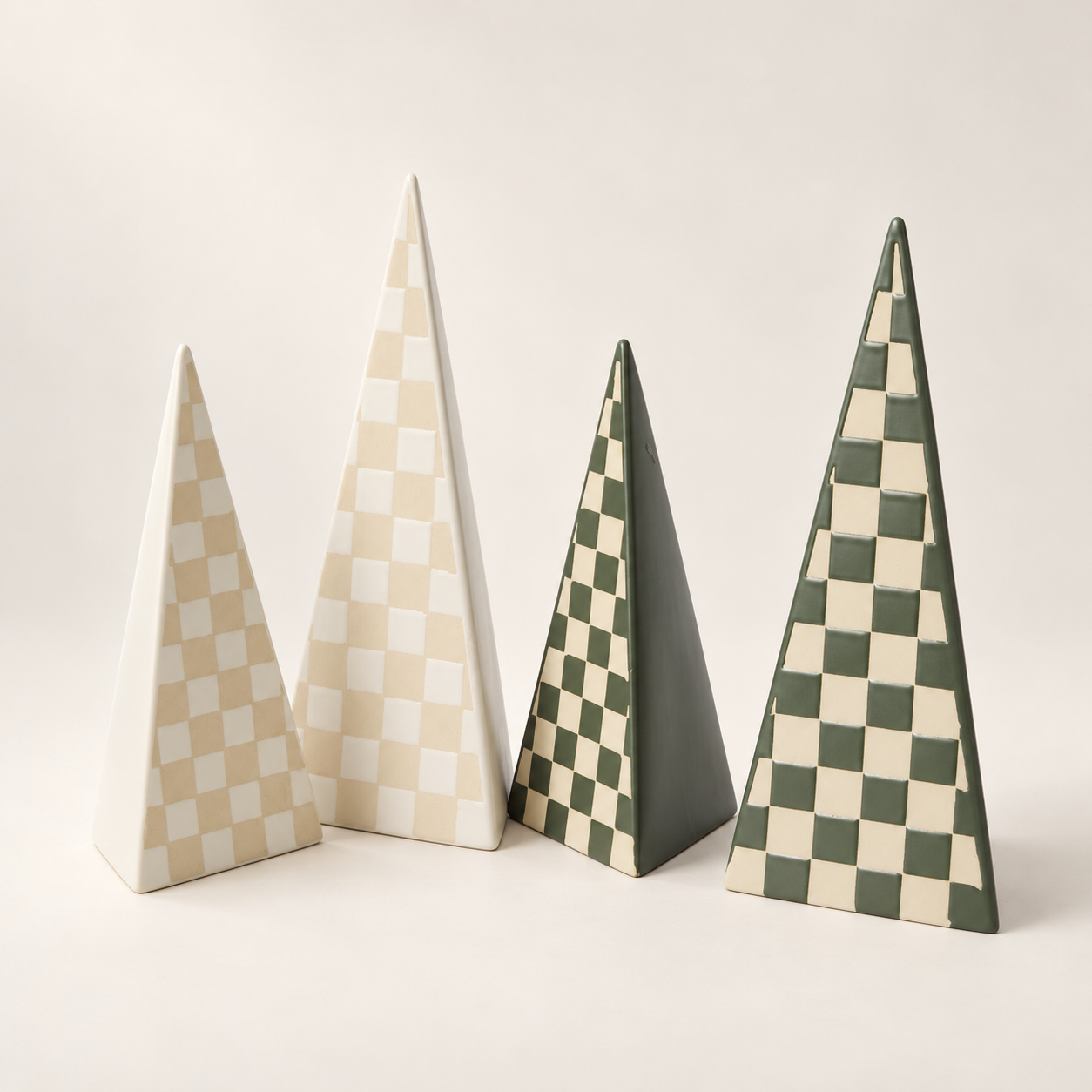 Checker Tree Figurine
