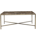 Valen Marble And Iron Coffee Table