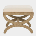 Aikan Woven Sea Grass Ottoman